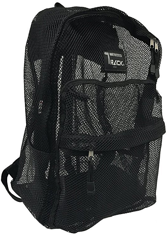 ★THE MUSEUM VISITOR★ MESH MOUNTAINEERING BACKPACK BLACK 15 Track