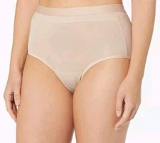 Bali Women's Beautifully Confident with Leak Protection Liner Brief M/6 NWT