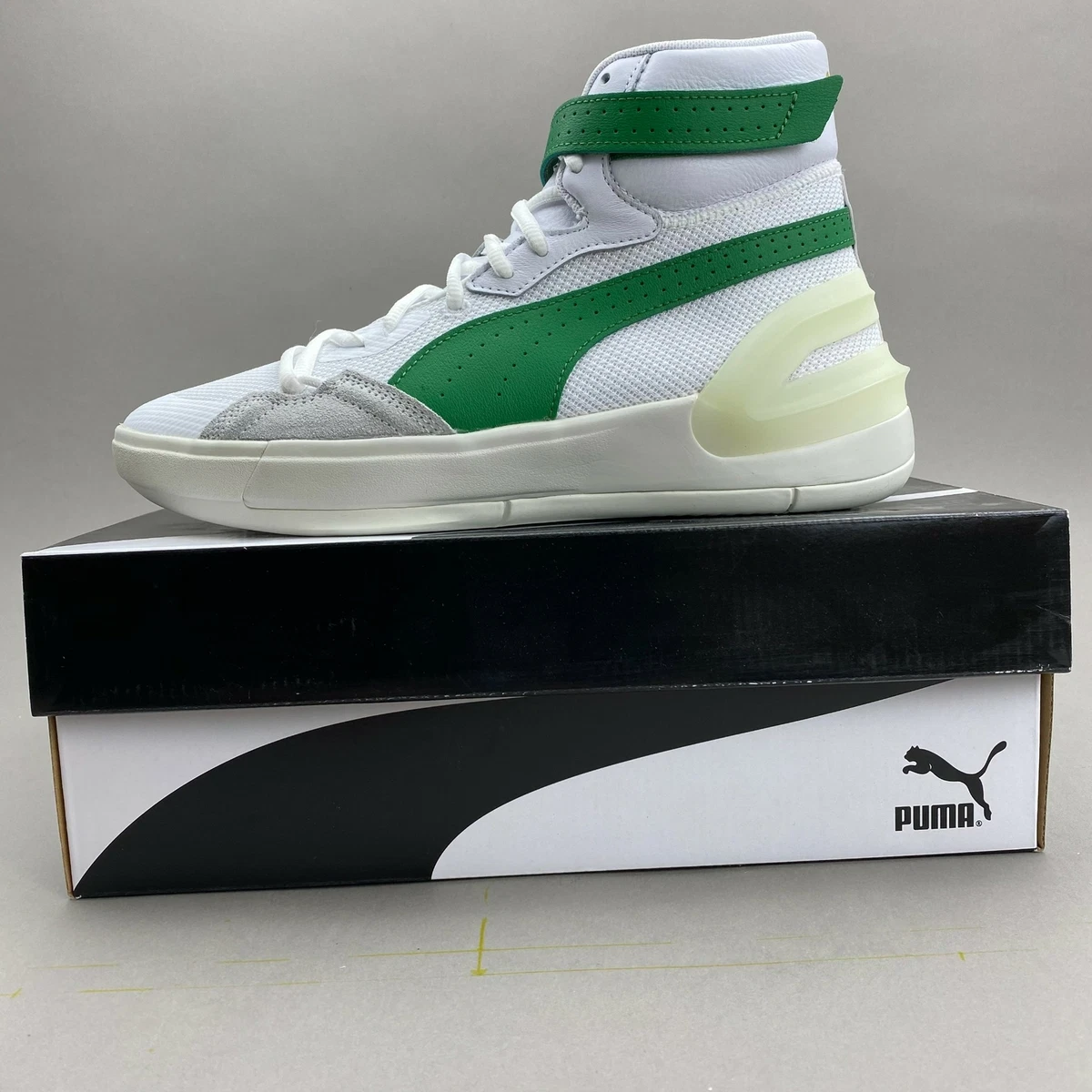 partícipe Motivar Triatleta Puma Basketball Sky Modern White Green Rare Limited Men Shoes 194042-02 -  US 8 | eBay