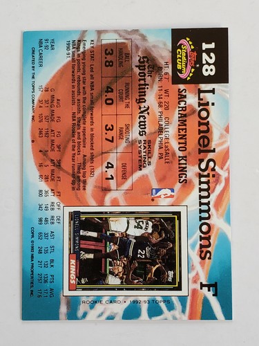 1992-93 TOPPS STADIUM CLUB BASKETBALL CARDS YOU PICK 50% OFF 2 or more - Picture 209 of 381