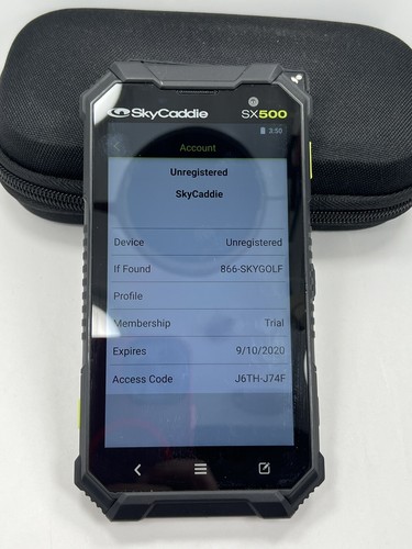 SkyCaddie SX500 Golf GPS Rangefinder HD Touch Screen : Case & Charger ~USED - Foto 4 di 9