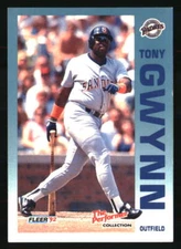 Tony Gwynn 1992 Fleer 7 Eleven/Citgo The Performer #10  Baseball Card