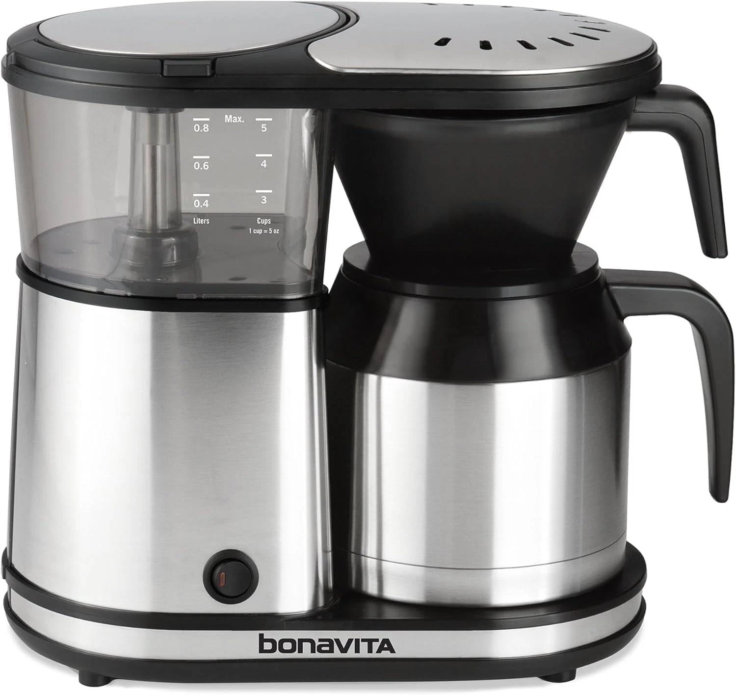 5-Cup One-Touch Drip Coffee Maker with Thermal Carafe & Auto Pause, SCA Certifie