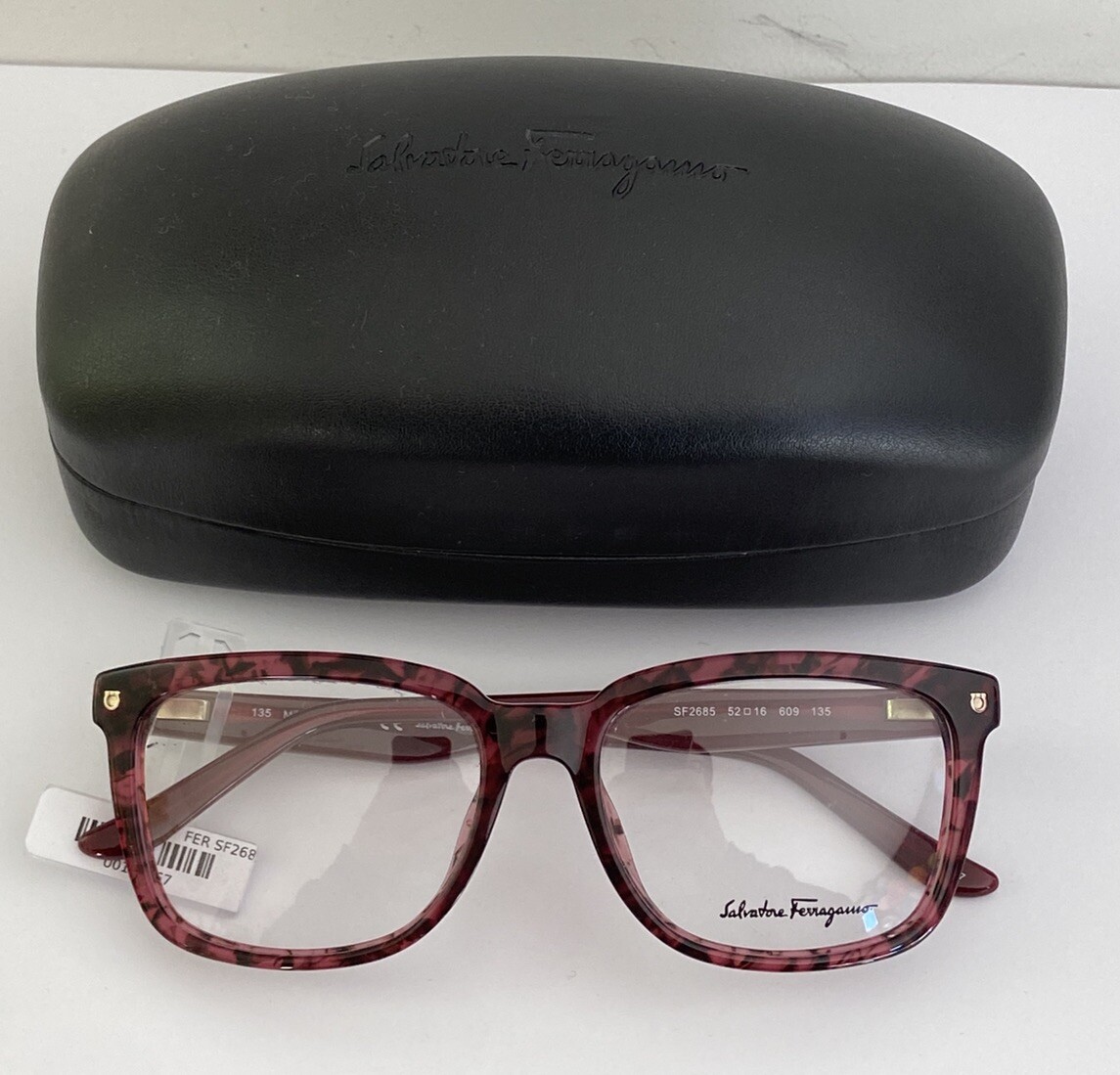 Monture de vue femme Salvatore Ferragamo ronde en écaille pour verres progressifs