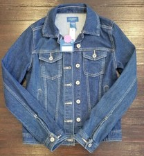 NWT Arizona Girls Jean Jacket Size XS Denim Blue Free Shipping