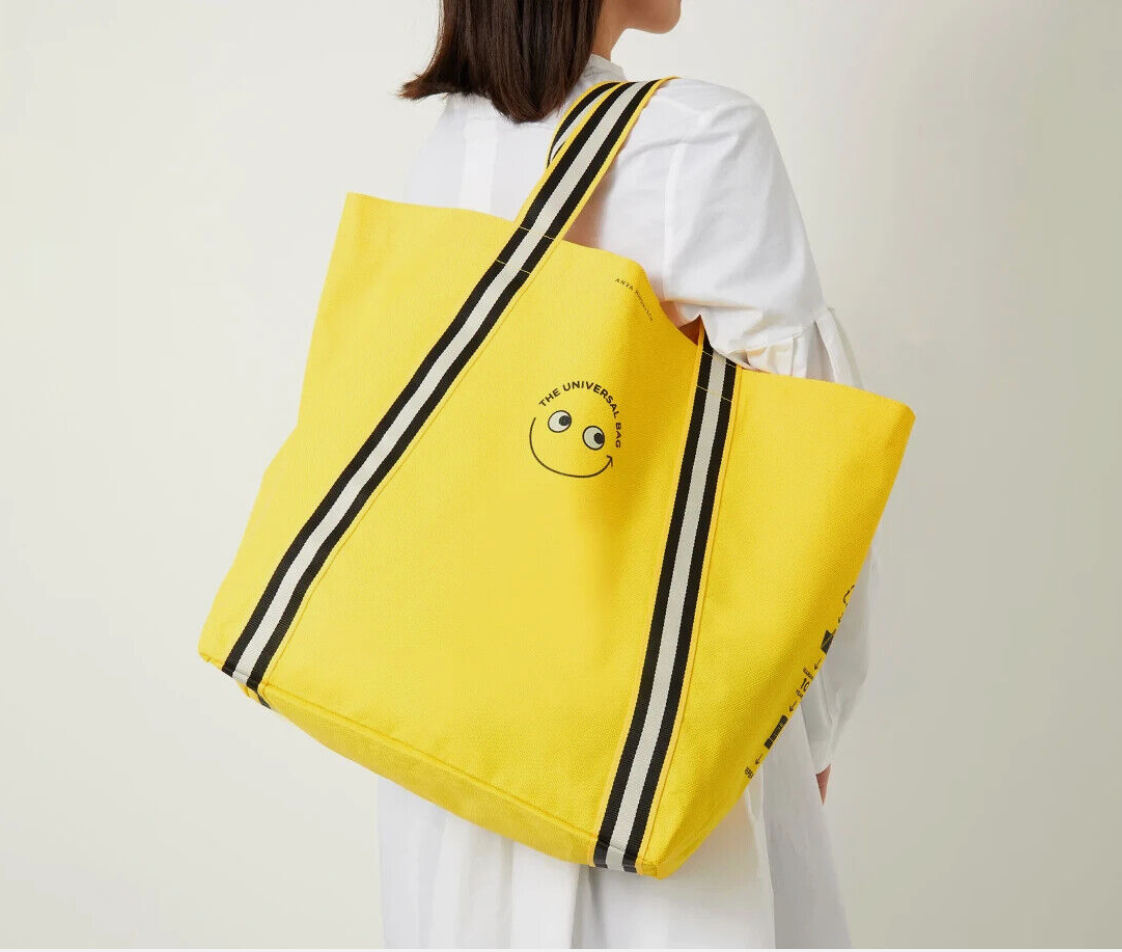 Anya Hindmarch & Selfridges Universal Bag In Bright Yellow - Very