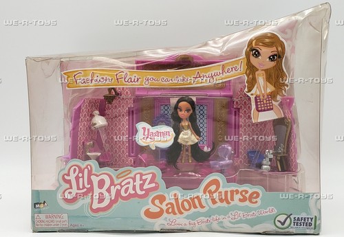 Lil' Bratz Salon Purse Fashion Flair Anywhere Yasmin Doll Playset #383710 NRFP - Picture 2 of 12