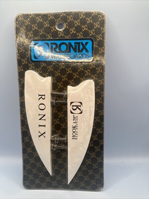 Ronix 1.75 Hook Fins Set of 2 fins and hardware - White