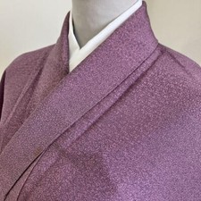 JAPANESE KIMONO FINE PATTERN 155 cm 5' 1" PURE SILK VINTAGE ANTIQUE I133