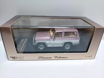 TOTOL MODELS 1/43 Nissan Patrol 160 SWB 4x4 1984 Pink Resin