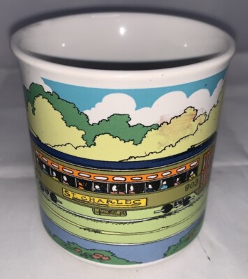 Vieux Carre Creations New Orleans, St. Charles Street Car Coffee Mug