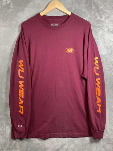 Original Wu Tang Clan T-Shirt Men’s XL Maroon Wu We 1990s vintage concert t-shirt, vintage, size XL, single stitch, B+ condition
