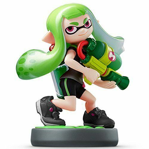 Genuine Nintendo Switch Amiibo Wii U 3ds Splatoon Inkling Girl Green Nfc Figure For Sale Online Ebay
