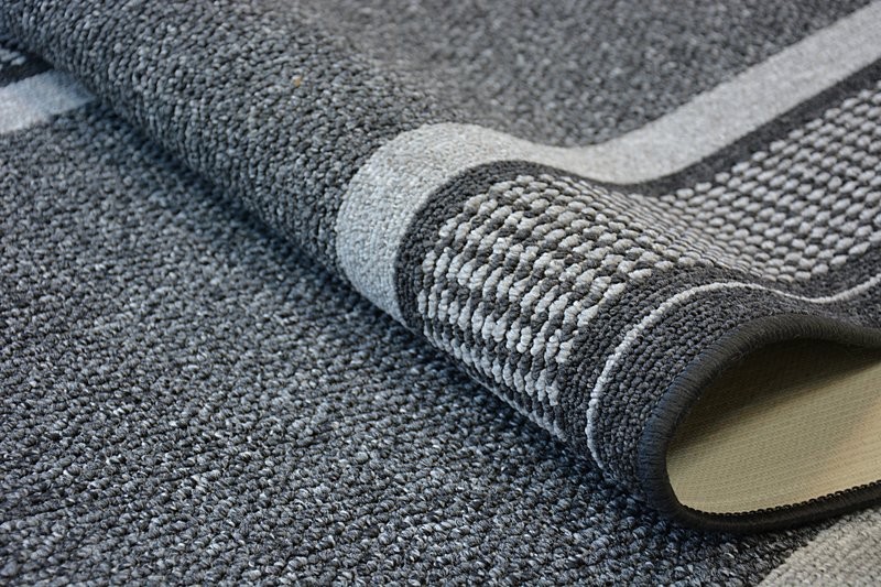 THICK Runner Rugs, TRENDY grey modern NONslip Stairs Width 67120cm