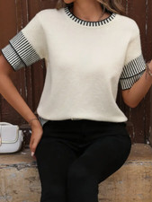 Damen Freizeit Acryl Strickpullover - Rundhal...