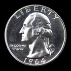 1964 Proof Washington Silver Quarter Scarce Better Date