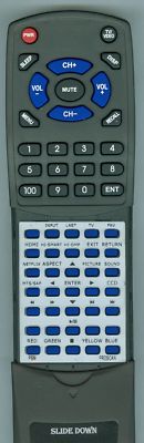 Replacement Remote for Proscan PLDED3279-SM, PSM, PLDED4079-SM, PLDED6079-SM