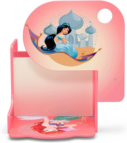Delta Children Disney Princess Ariel Chair Desk Storage Kids Organiser Table - Picture 7 of 8