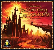 NEW FALLEN CITY OF KAREZ Fantasy Board Game Golden Egg Games Sealed