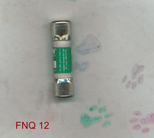 BUSSMAN FNQ 12 ZEITVERZÖGERUNG FNQ12 500 VOLT 12 AMP SICHERUNG - Bild 2 von 2