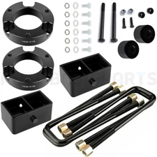 For 1995-2004 Toyota Tacoma 4WD 2.5" Front & 3" Rear Leveling Lift Kit Black