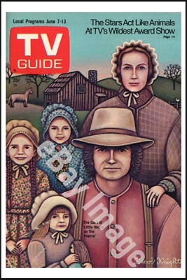 [POSTER] Little House on the Prairie, TV Guide June 7 1975, Issue #1158, 12x18''