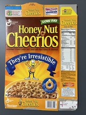 1998 Honey Nut Cheerios cereal box - They  re Irresistible