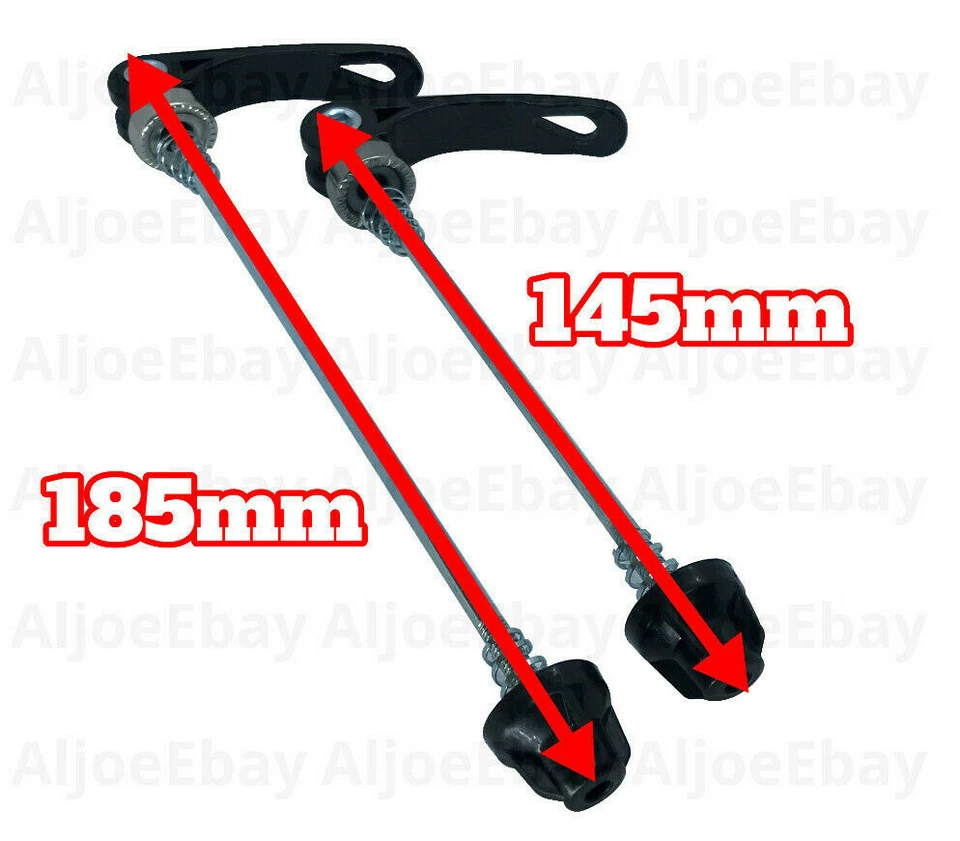 Steel QR Quick Release Cycle Skewer Racing Bike Wheel Lever Turbo Trainer - Image 3 of 4