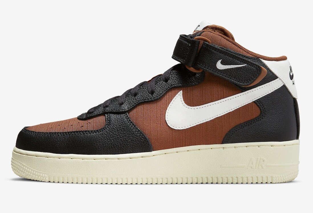 Nike Air Force 1 Mid '07 LX 'Pecan' Brown Black Sail DQ8766 Nike Air Force 1 Mid '07 LX 'Pecan' Brown Black Sail DQ8766