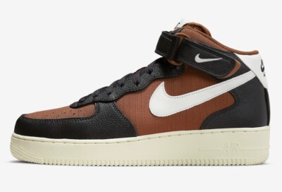 Nike Air Force 1 Mid '07 LX 'Pecan' Brown Black Sail DQ8766-001 Men's Size 8-13