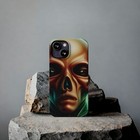 Alien head Slim Phone Cases