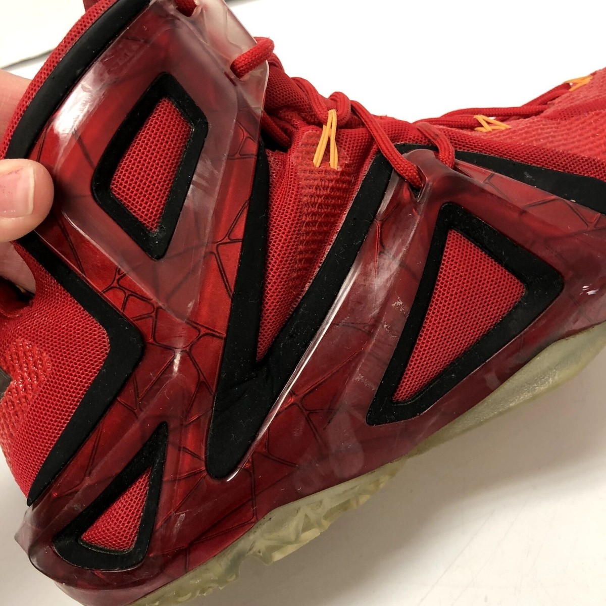 NIKE - レブロン12 エリート Nike LeBron 12 Elite Series Red Basketball Sneakers Athletic