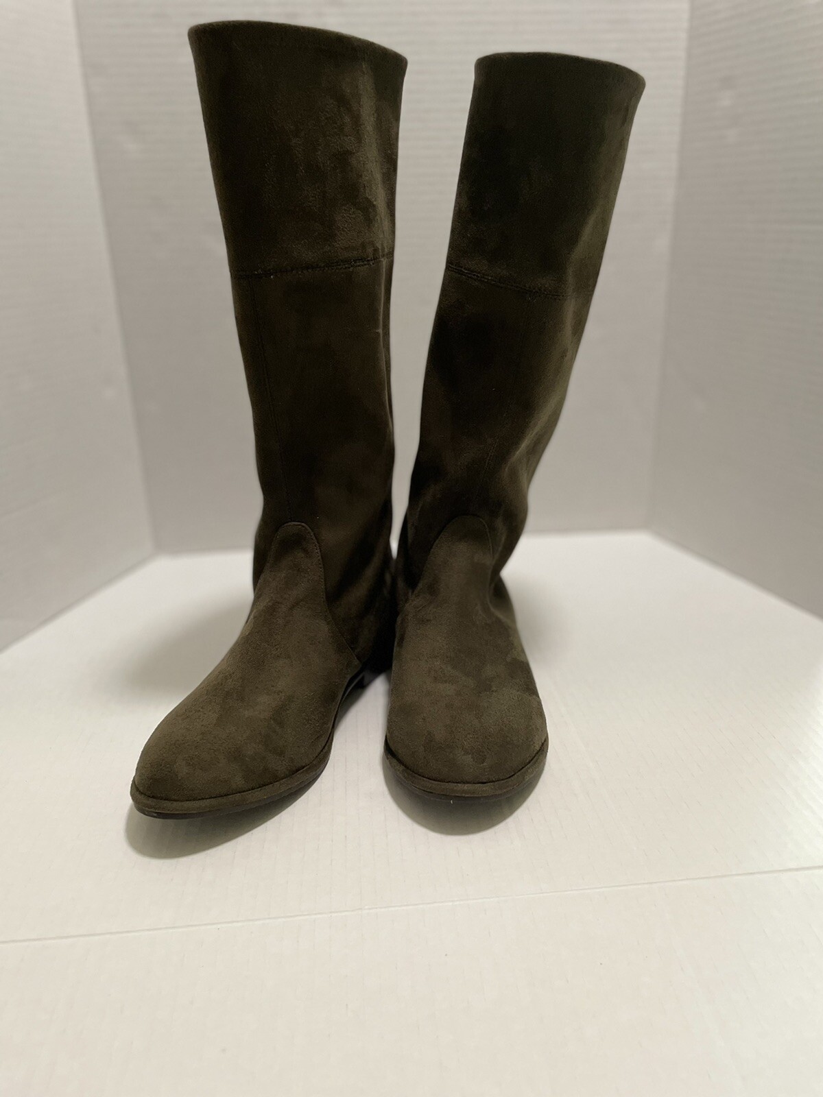 STUART WEITZMAN Olive Tall Stretch Suede Leather Below the Knee Boots size 5