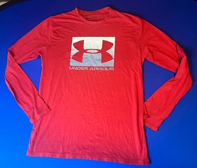 Under Armour HeatGaurd Men's Medium Boxed Sportstyle Red Long