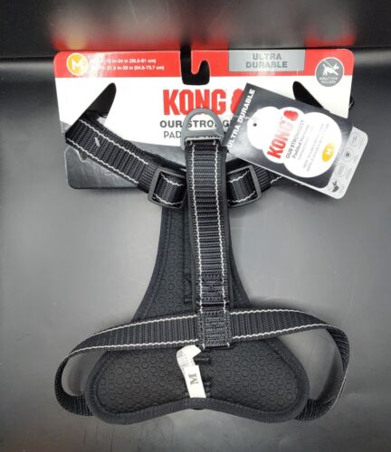 KONG Max Black Padded Chest  Harness. Medium - Picture 1 of 6
