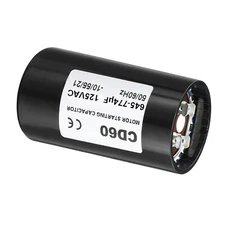 Motor Start Capacitor 645-774uF/Mfd 125V 50/60Hz CD60 Run