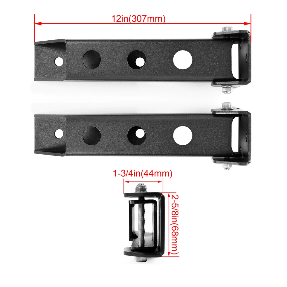 Bisagra de puerta trasera de acero montaje reemplazado para Jeep Wrangler JK 2007-2018 Foto 4 de 4