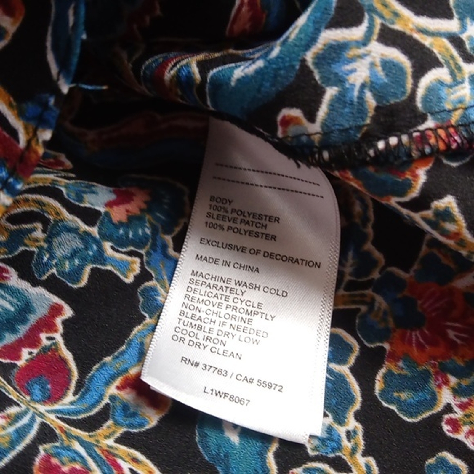 Colorful Trippy Eccentric Pattern Print Long Ball… - image 11