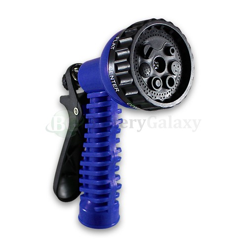 Garden Lawn Hose Nozzle Head Water Sprayer Blue - 7 SPRAY PATTERNS! 1,300+SOLD - Picture 6 of 11