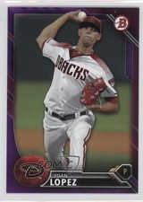 2016 Bowman Prospects Purple 194/250 Yoan Lopez #BP144 0a1