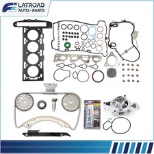 Head Gasket Set Timing Chain Kit Water Pump For 2007-2008 Pontiac G5 2.2l Dohc
