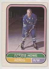 1975-76 O-Pee-Chee WHA Gordie Howe #100 HOF 2g2
