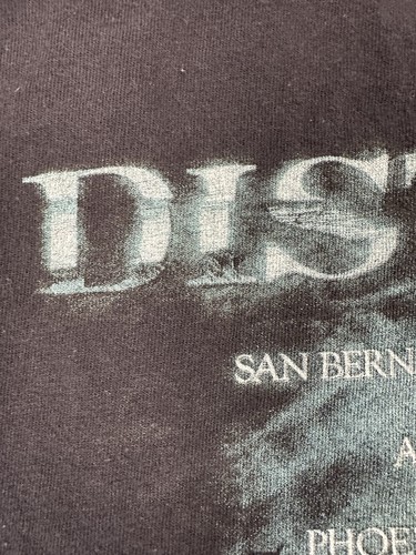 Anvil Men's Concert 2011 Tour Disturbed Asylum Black Crewneck T-Shirt Size M Med - Picture 19 of 22