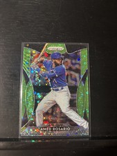 2019 Panini Prizm - Tier II Amed Rosario #142 Lime Green Donut Circle Prizm /199