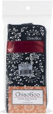 ChiaoGoo Double Point Stainless Steel Knitting Needle 6" Set-Red Ribbon