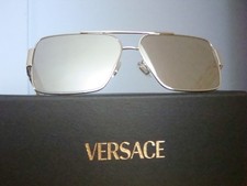 VERSACE SUNGLASSES MODEL VE2290 SILVER WITH GREY/SILVER MIRROR