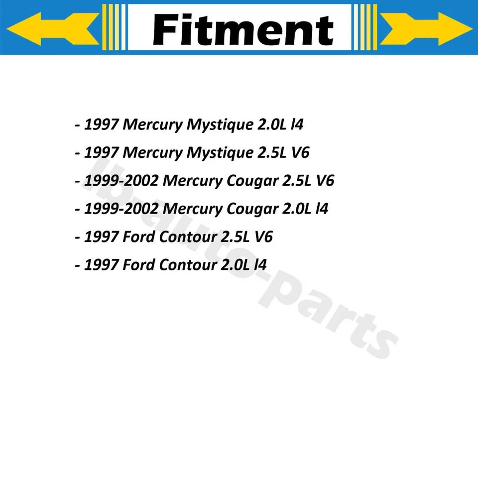 Braço de controle inferior dianteiro com junta esférica 2x compatível com Mercury Cougar 2.5L 1999-2002 - Imagem 2 de 4