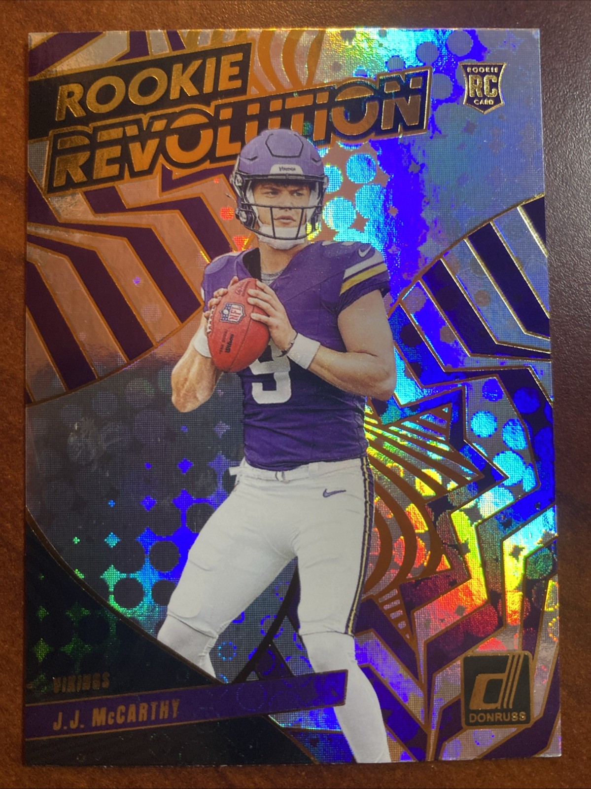 2024 Donruss JJ McCARTHY Rookie Revolution (RC) #3 - Minnesota Vikings