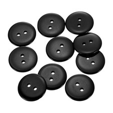 HARFINGTON 10pcs Resin Sewing Button, 20mm 3/4-inch 2 Holes Round Craft Decora