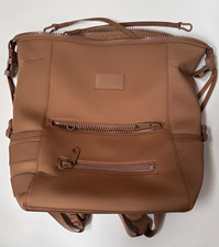 Dagne Dover Indi Large Neoprene Diaper Backpack Camel Brown